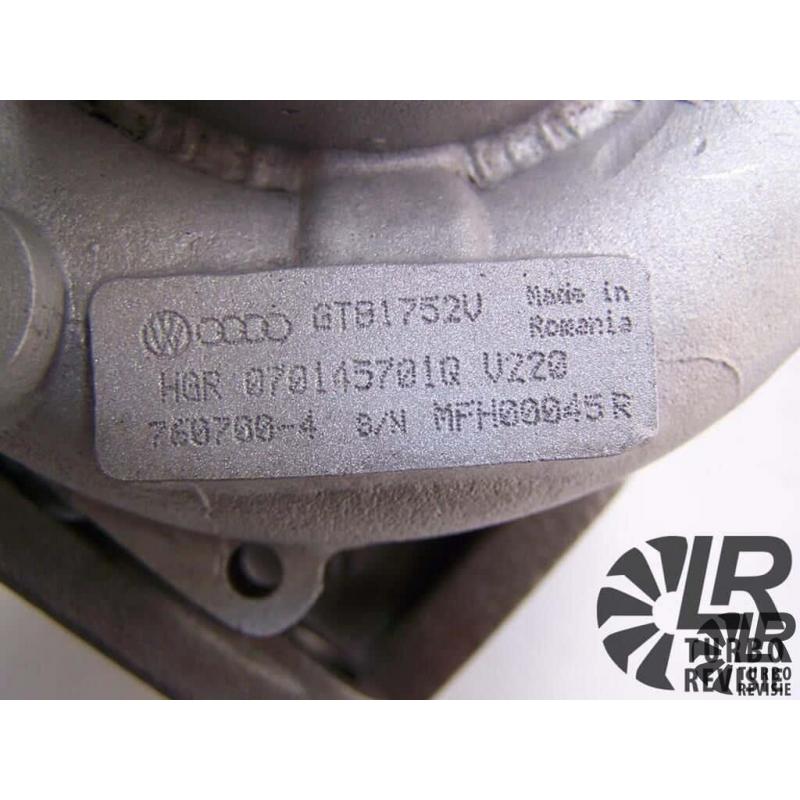 Revisie turbo VW TOUREG 2.5 TDI BPD,BPE 174 PK 760700-
