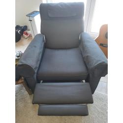 Relaxfauteuil remmarn ikea. Goede staat