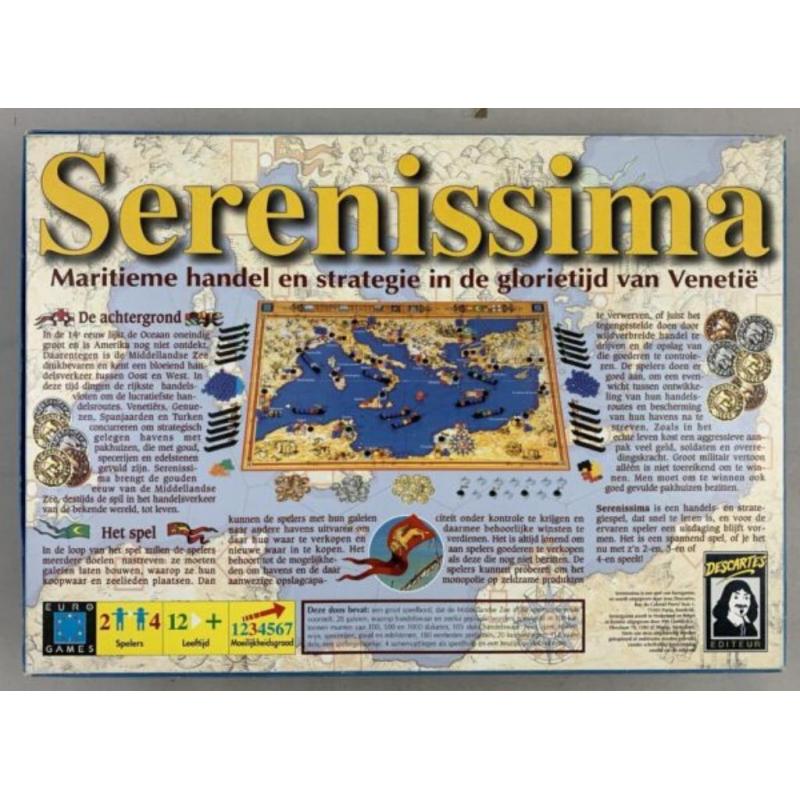Serenissima bordspel spel gezelschapsspel compleet EuroGames
