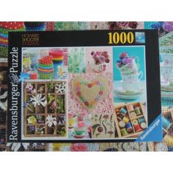 Puzzle 1000 pièces - Fleurs et couleurs